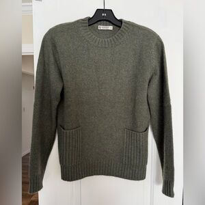 Nomadico cashmere sweater pine green size small
